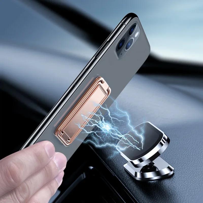 Держатель для сотового телефона с кольцом на палец, многофункциональный вращающийся металлический держатель-репликатор для мобильного телефона, ленивый кронштейн, настольные аксессуары