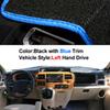 Для Ford Transit 2002-2009 автомобильная крышка приборной панели DashMat ковер накидка защита центральной консоли солнцезащитный козырек 2008 2007 2006 2005