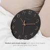 Mooas Плоские настенные часы Черные 30,5 см