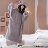 Autumn and Winter Women's Soft Blanket with Sleeves Hooded Sweater Blanket Wearable Oversized Outdoor Warm Hoodie Blanket
