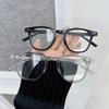 Высококачественная Модная Винтажная Квадратная Прозрачная Линза Классическая Оправа для Очков Мужская Элегантная Оправа для Очков Мужчины Женщины Прозрачная Линза