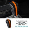 For Mazda 3 6 CX‑30 3 4 5 8 2014‑2025 Suede ABS Gear Shift Knob Anti‑Scratch Wear‑Resistant Decorative Interior Car Accessories