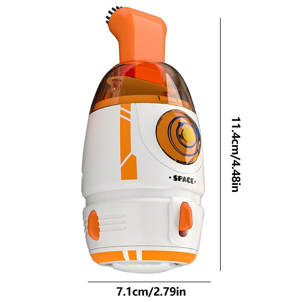 Портативный настольный пылесос Cartoon Rocket Vacuum Cleaner Multifunction Desktop Cleaning Too для удаления мусора и бумаги