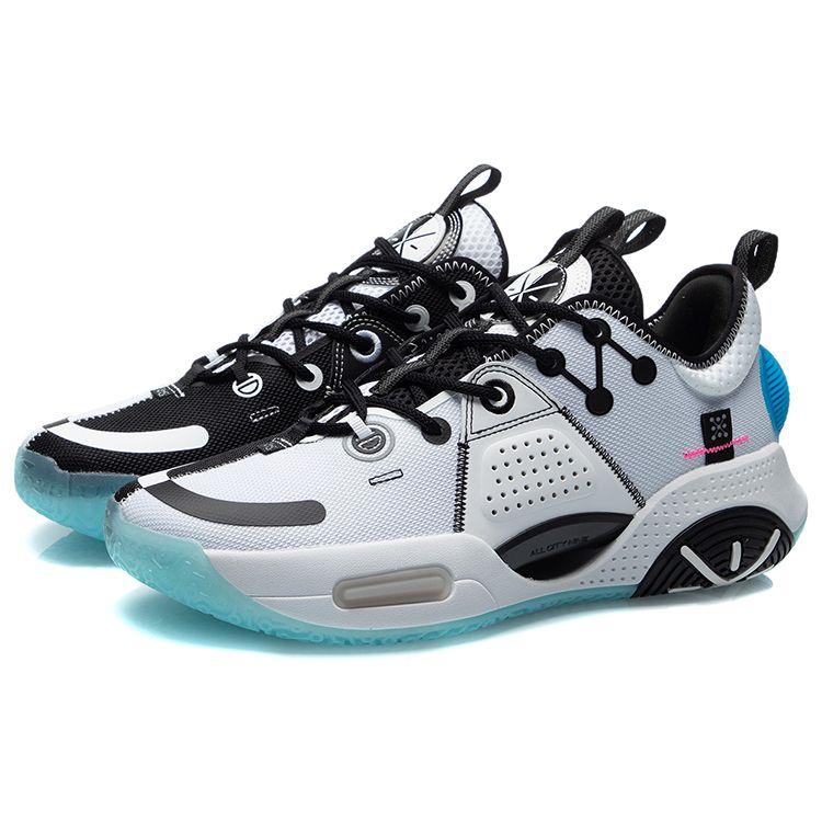 Li-Ning Мужские кроссовки Wade All City 9 No Sleep белые черные ABAR005-5