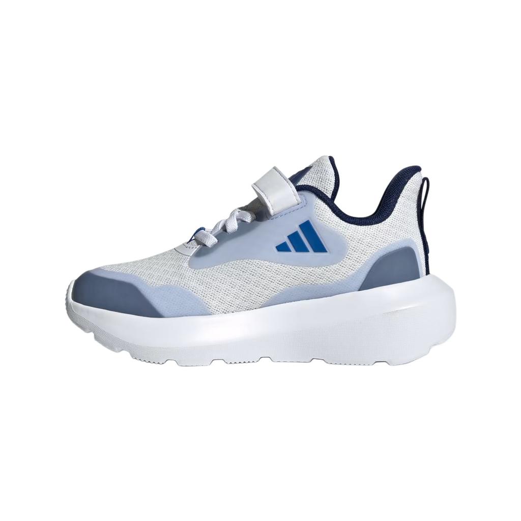 Adidas Fortarun Comfortable Versatile Non-Slip Low-Top Kids Running Shoes Kids Running Shoes White Blue IF4097