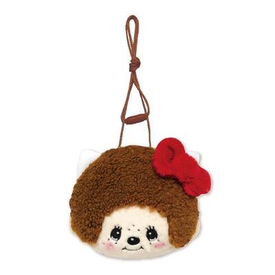 K-Company Monchichi x Hello Kitty Лицевая сумочка MKT-FPT В12.3 x Ш13 x Г5см