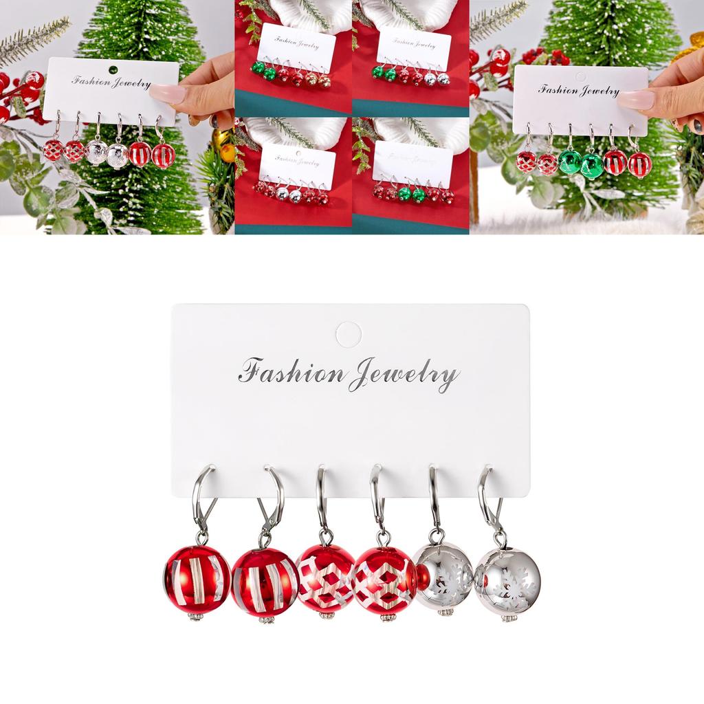 Коллекция праздничных серег-снежинок с блестящей отделкой для женщин Сезонные аксессуары