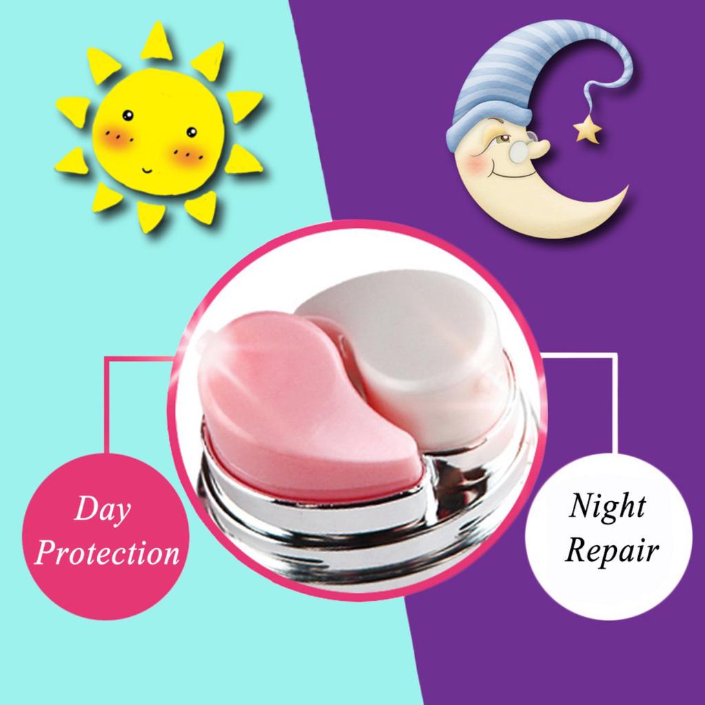 Увлажняющий крем для век с экстрактом розы. В комплекте дневной и ночной