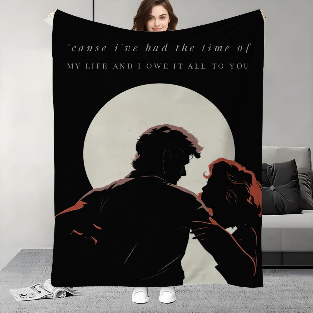 Classic Film Dirty Dancing Blanket Design Lightweight For Dorms, Naps, Living Room, Office,Sofa,All-Season