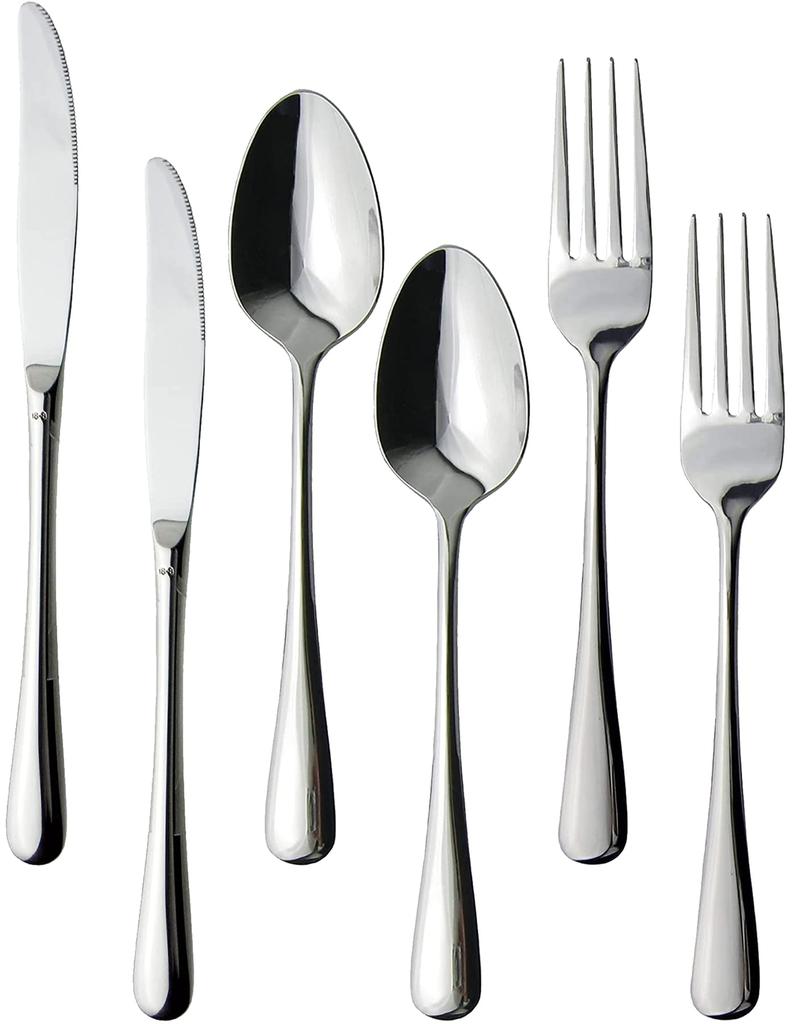 Nagao TOWA Dinner Cutlery 6 Stainless Bag Holder Made In Japan Set, Pieces, 18-8 Steel, Only,