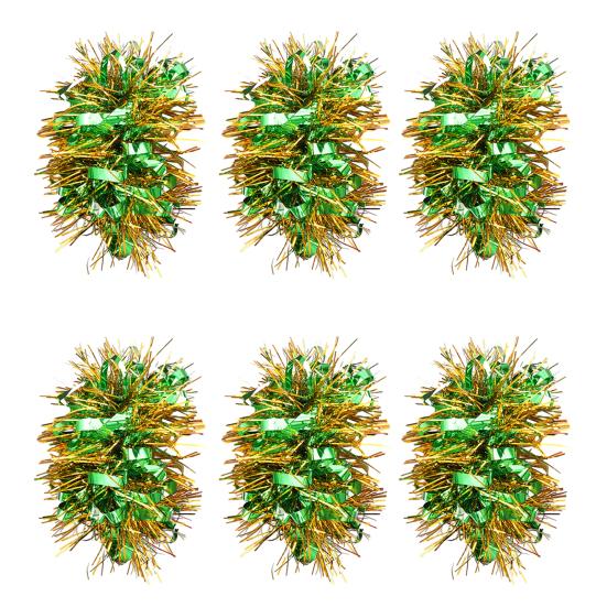 6 шт., помпоны для черлидинга, эластичный браслет, держатель для хвоста, веревки для волос, костюм для вечеринки, подарки, оптом для празднования команды, игры в волейбол