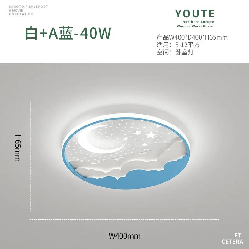 Новая светодиодная потолочная лампа для детской комнаты, креативная люстра в виде мультяшной луны и звезд для спальни, для комнаты мальчика/девочки, декор для ресторана, светильник