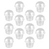 20 Pcs Disposable Dessert Cup Pudding Cups Perfect Yogurt with Lids Creative Small Plastic Cupcake Jelly Mousse