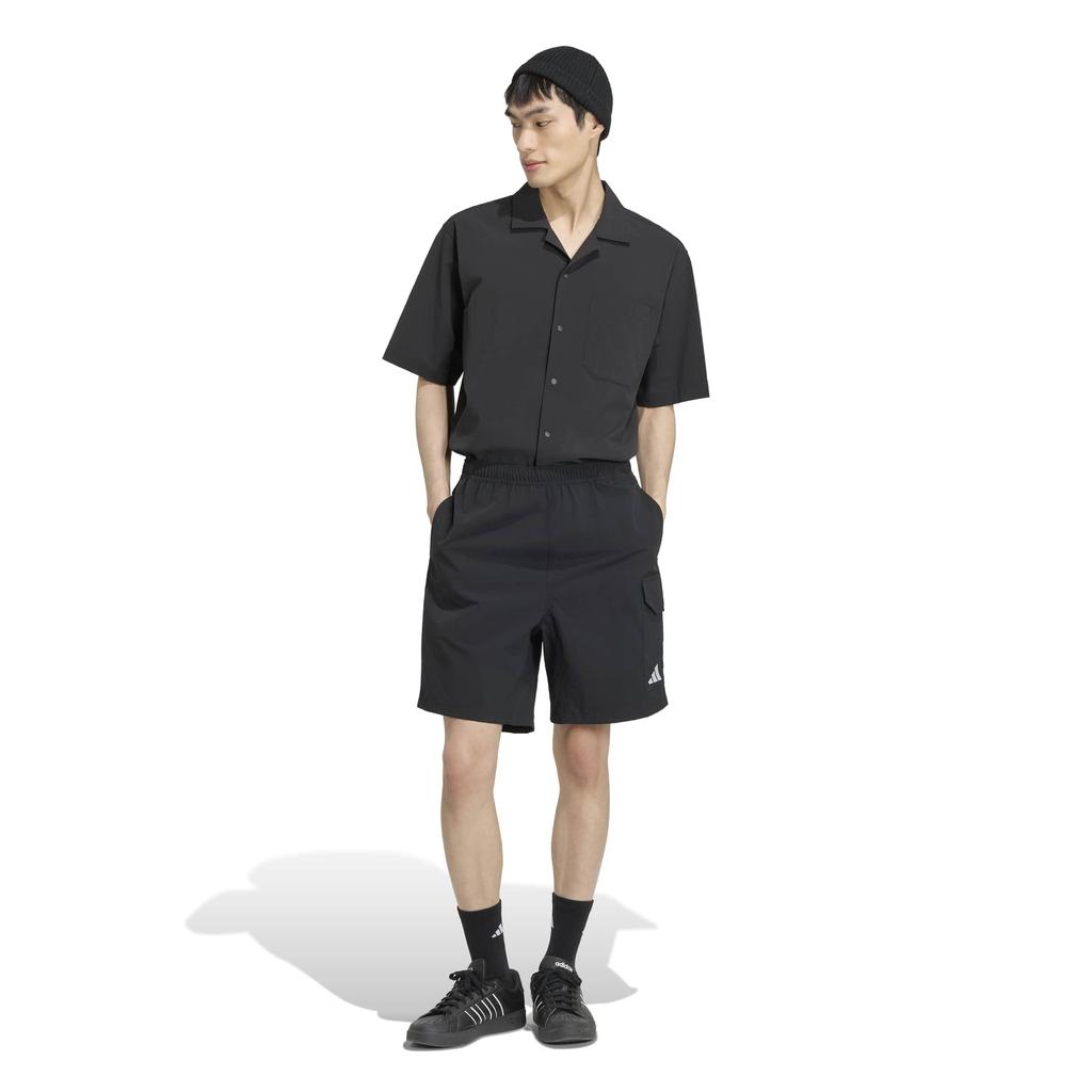 Шорты-карго для LA946 Черные XS [Adidas] Обязательные с 3 полосками Мужские, (KW3375)