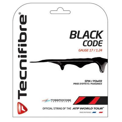 Tecnifibre Черный шнур Черный (Технифибра) 1.24 [Использовано]