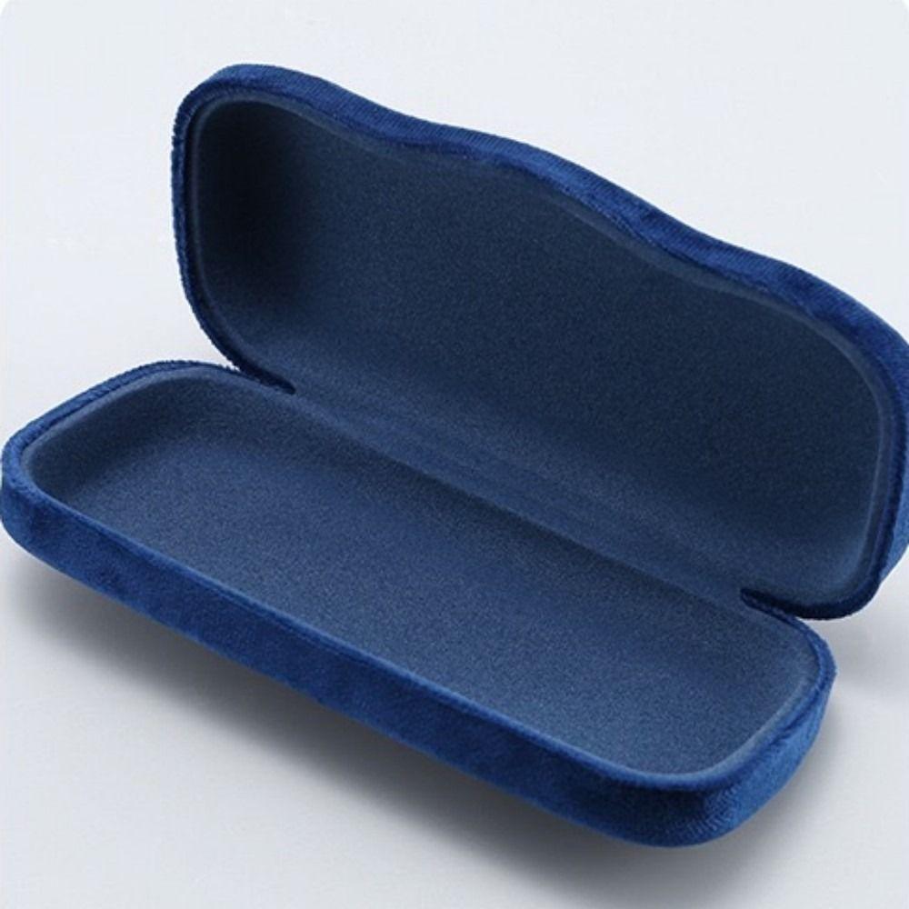 Portable Anti-Pressure Art Glasses Case Spectacle Case Plush Iron Box Sunglasses Case