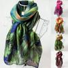 Women Printing Long Soft Paris Yarn Scarf Wrap Shawl Stole Pashmina Scarves