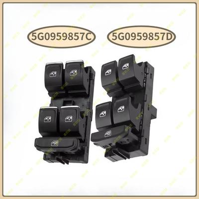 5G0959857C  5G0959857D Electric Power Window Main Control Button Switch  Window for VW Golf MK7 Passat B8 Seat Leon 2013-2018
