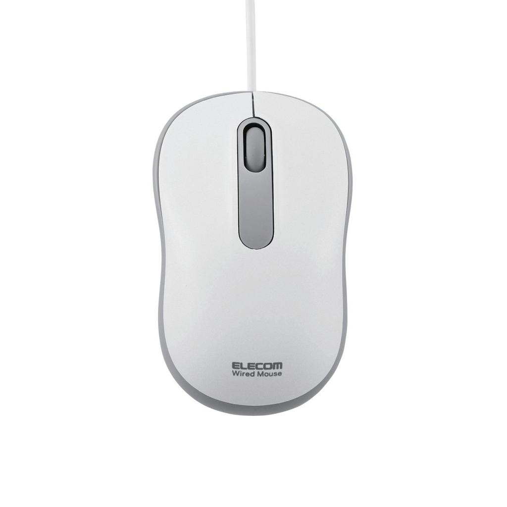ELECOM Проводная M Мышь, Оптическая, Размер, Белая, M-Y7URWH