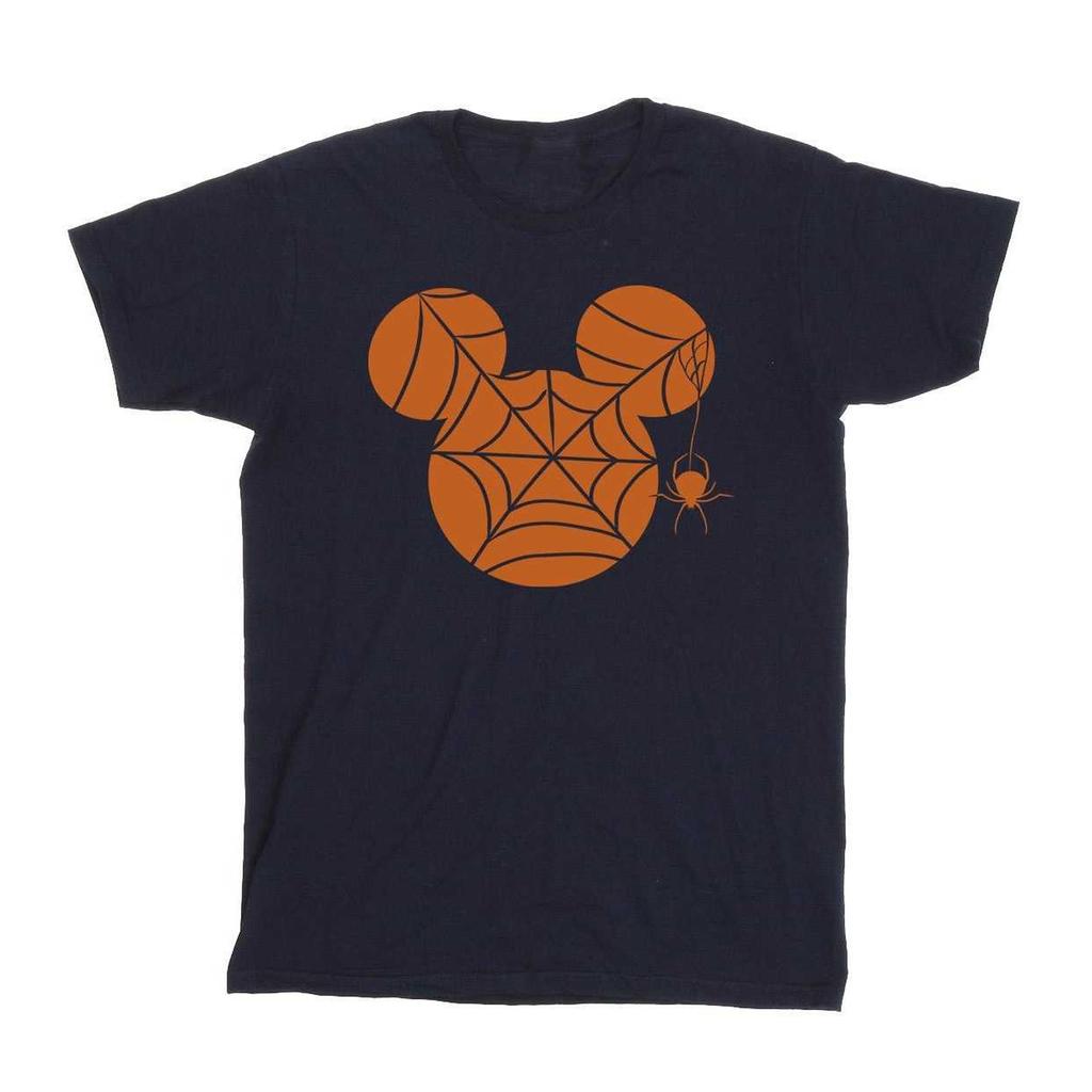 Mickey Mouse Mens Cobweb Cotton T-Shirt