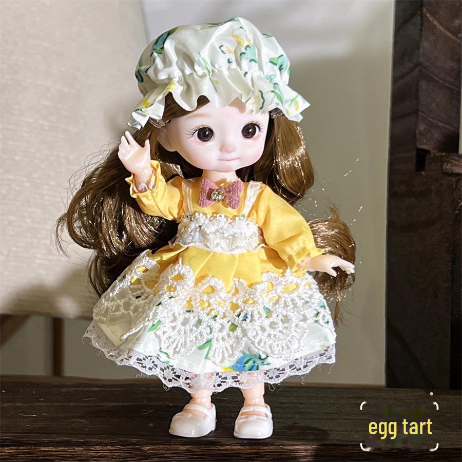 8-дюймовый комплект одежды и макияжа для куклы BJD Princess — идеальный подарок на день рождения для девочек