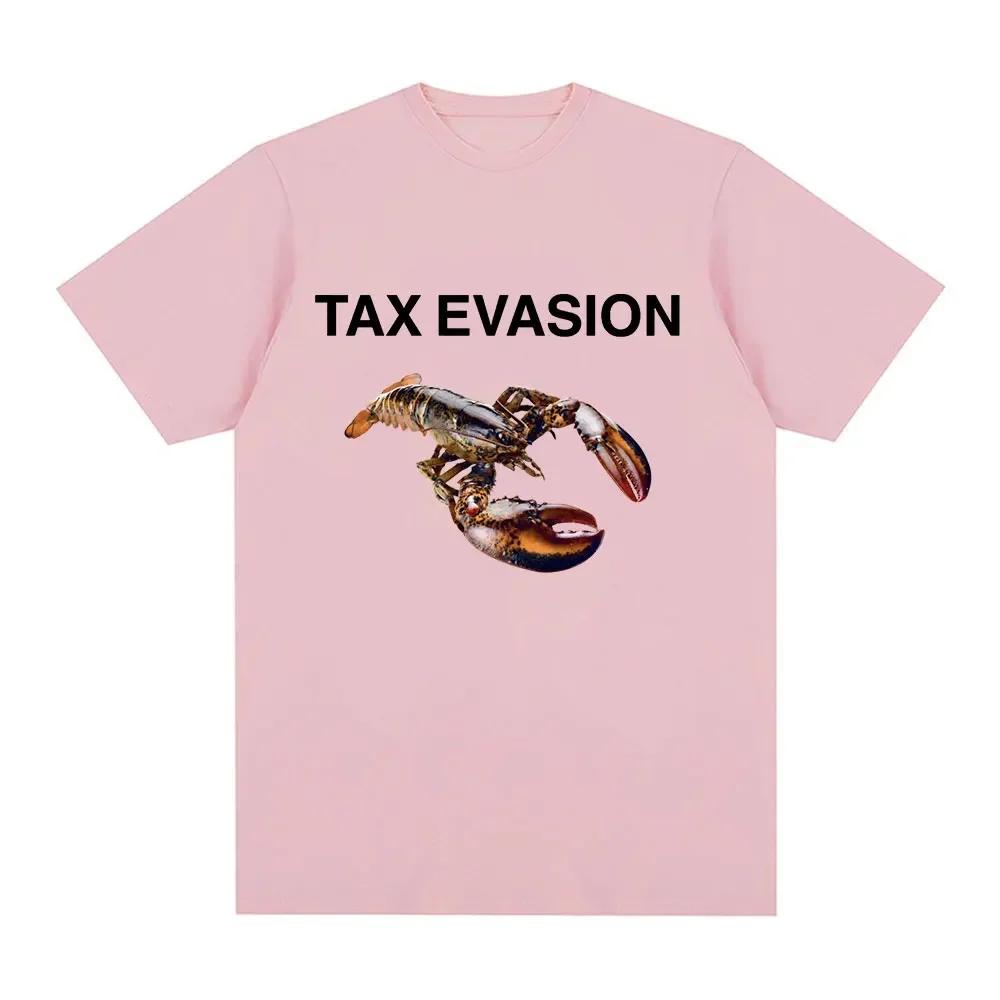 Fun Tax Evasion Lobster Meme Pattern Tshirt Mens Womens Fashion Retro Summer High Quality Tshirt Casual Street Tshirt Tops