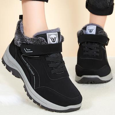 Модные женские ботинки Зимние ботинки для женщин Ботинки на платформе со шнуровкой для женщин Повседневная теплая женская обувь Плюшевые ботинки Mujer Зимние ботинки