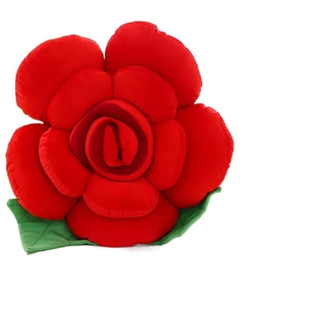 Simulated Rose Shaped Pillow Large Car Interior Cushion New Sofa Flower Cushion Home Decor