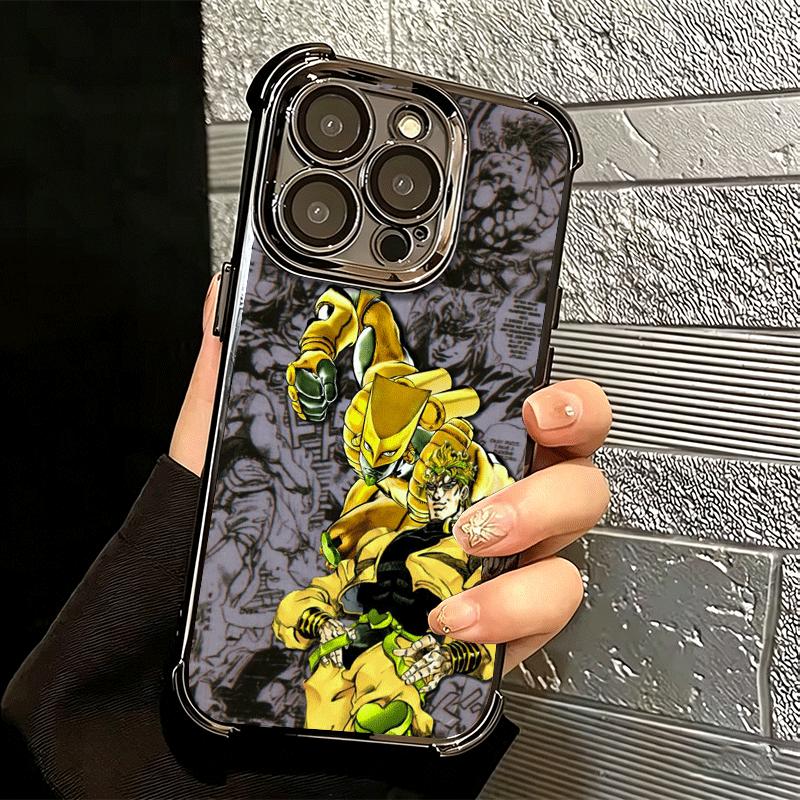 JoJo Adventure Дио Диего Брандо Мягкий чехол для телефона для iPhone 15 16 17 Air 14 Pro Max 16E Plus 13 12 Mini Покрытие Защита от падения Fundas