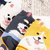 Premium Quality Womens Cotton Socks Featuring Cute Cartoon Dog Motif