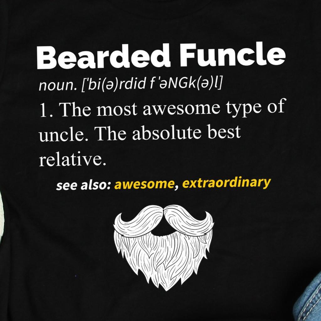 Bearded Funcle Uncle Shirt, Uncle T-Shirt, Uncle Gifts, Fun Uncle To Be Shirt, Brother Gift TShirt