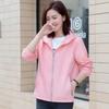 Женская куртка с капюшоном, ветрозащитная куртка большого размера, повседневная куртка, легкий свободный топ