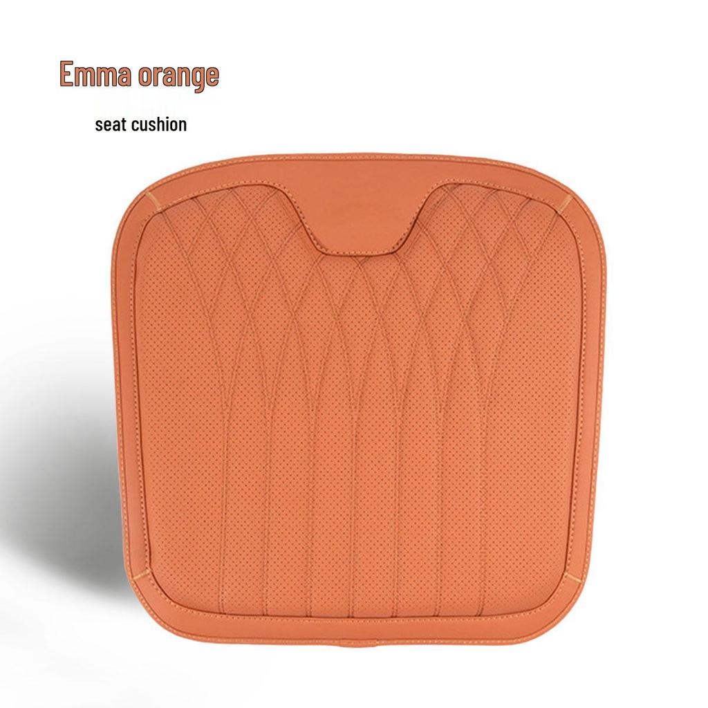 Подушка для поясничной поддержки из кожи наппа - Универсальная подушка сиденья из пены с памятью для всех сезонов