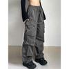 Harajuku Oversized Cargo Parachute Pants Women Streetwear Vintage Y2k Hip Hop Wide Leg Joggers Baggy Sweatpants Techwear