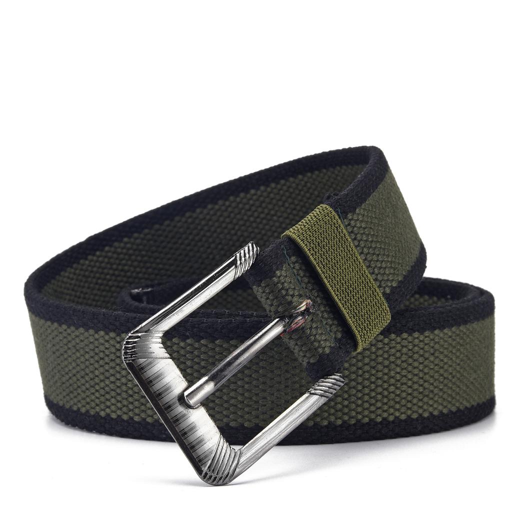 Pin Buckle Belt Alloy Nylon Belt Men'S Leisure Outdoor Sports