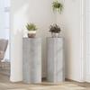 VidaXL Plant Stands 2 Pcs Concrete Grey Engineered Wood, Flower Stand, Plant Pot Stand, Stand of 852945