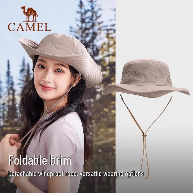 Camel Женская уличная шляпа-ведро для защиты от солнца