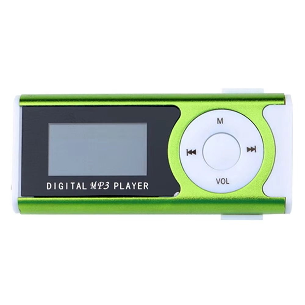 Lossless Sound Portable Mini MP3 Player Metal Clip Card Slot USB MP3 Music Players with LCD Screen Touch Keys Student Walkman