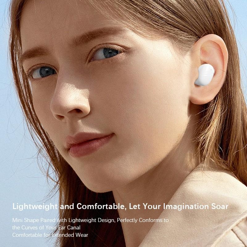 VAORLO TWS Мини Беспроводные Bluetooth 5.3 Наушники Мини-вкладыши Стерео Спортивная Гарнитура С Шумоподавлением Подходит Для Всех Смартфонов