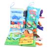 Baby Baby Sea, Land And Air Tail Cloth Book, Ocean Forest Flying Animal Palm Book Early Education Toy With Ringing Paper