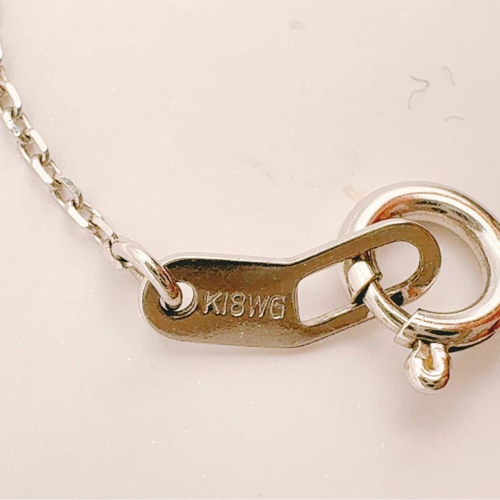 Б/у ожерелье-крестик Star jewelry k18 WG