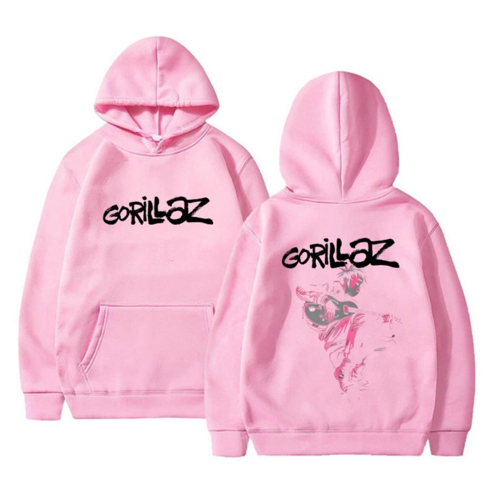 Rock Band Gorillaz The Now Now Album Graphic Hoodie Men Women Punk Oversized Hooded Sportswear Male Vintage Cool Hoodies