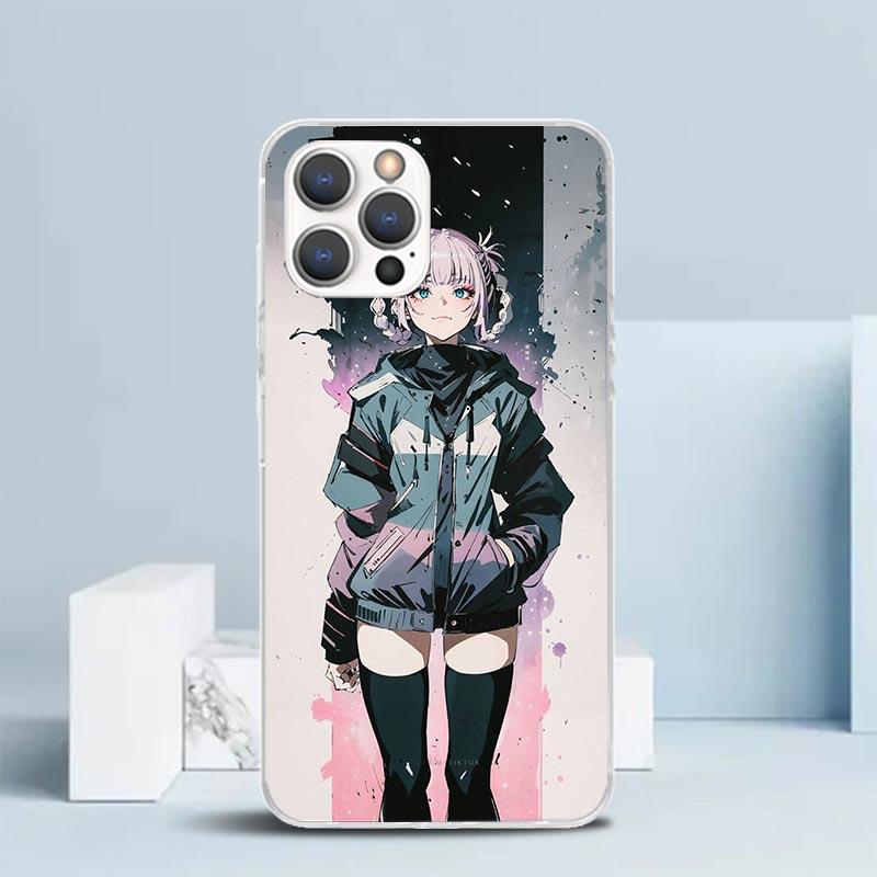 Чехол для телефона с Назуной Нанакусой из аниме Для iPhone 16 17 Air 16E 15 14 Plus 13 Mini 12 11 Pro Max 7 8 + SE 2020 Мягкая задняя крышка из ТПУ 16