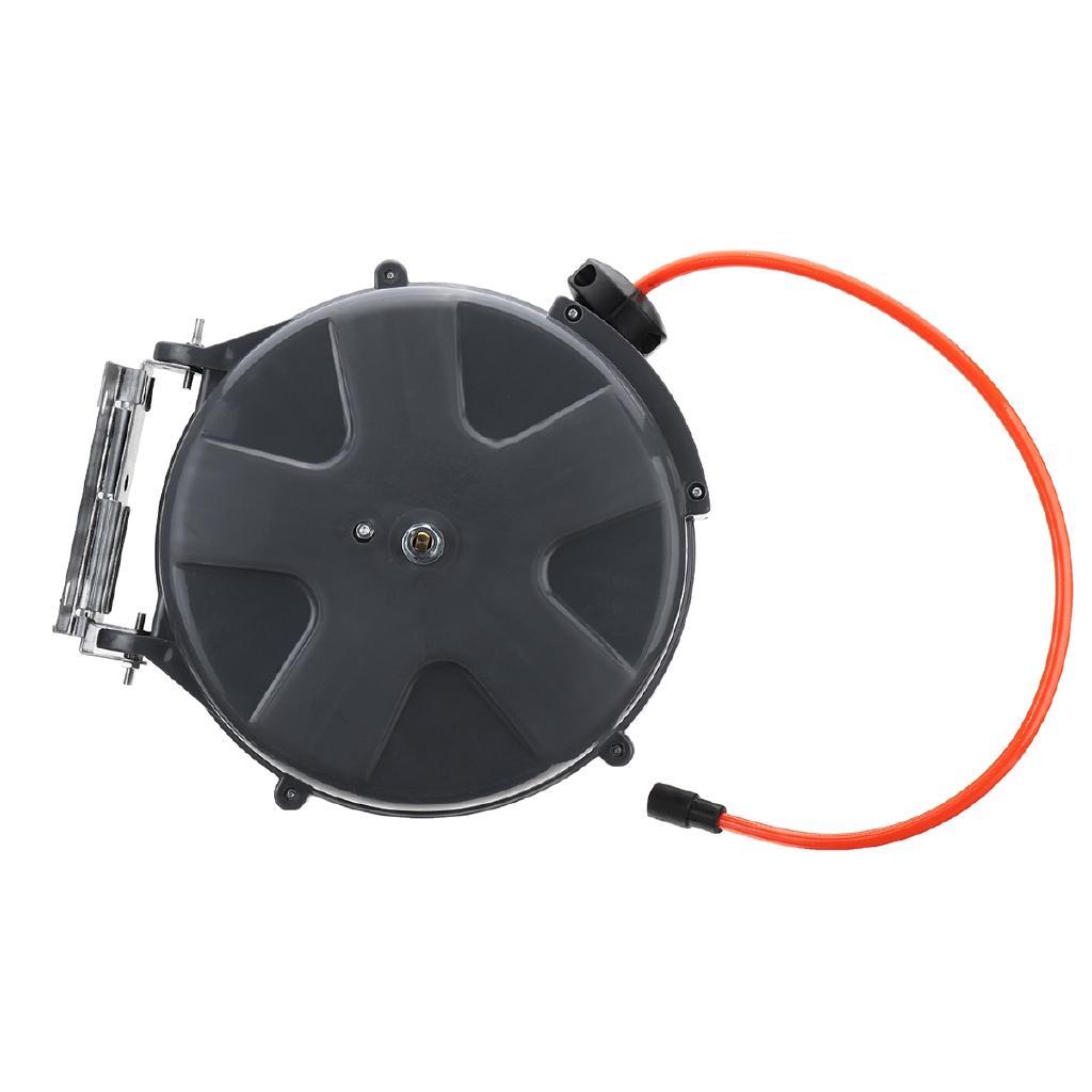 10m Extend Plumbing Hoses Automatic Retractable Reel for Car Repair Kit 3/8 Inches Auto Air Hose Reel