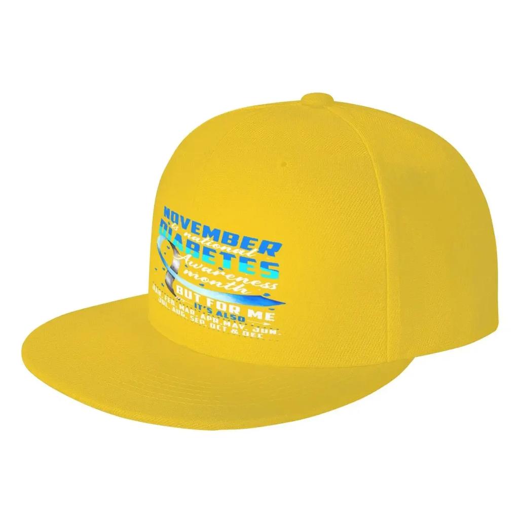 New November Is Diabetes Awareness Month Hats Unisexs Hats Baseball Cap Cap Unisex Summer Unisex Hat Baseball Cap