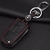 Jingyuqin Remote 3 Buttons Leather Car Key Case Cover For Mazda 2 3 5 6 RX8 MX5 Flip Remote Case Car Styling Auto Parts 2