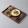 Solid Wood Serving Tray Smooth Polished Decorative Platter Versatile Serving Plate  Tea Set