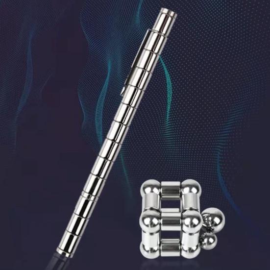 Magnetic Fidget Pen Decompression Magnet Metal Writing Toy Easy To Use Stress Relief Deformable Writing Pen Kids Toy