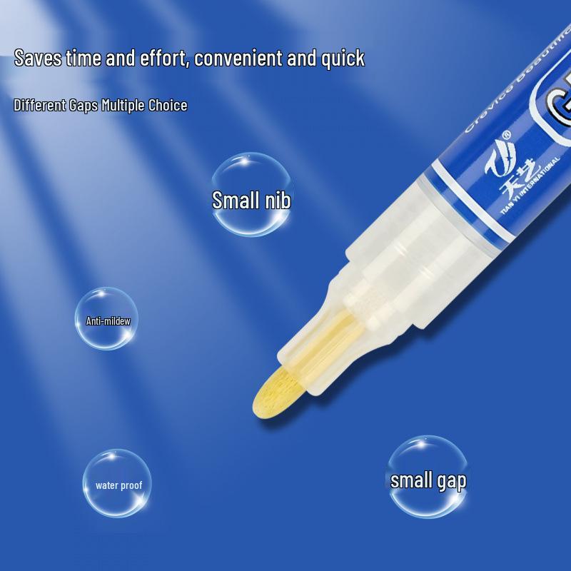 Tianyi Tile Grout Pen for Floors and Walls - Gap Color Repair Tool
