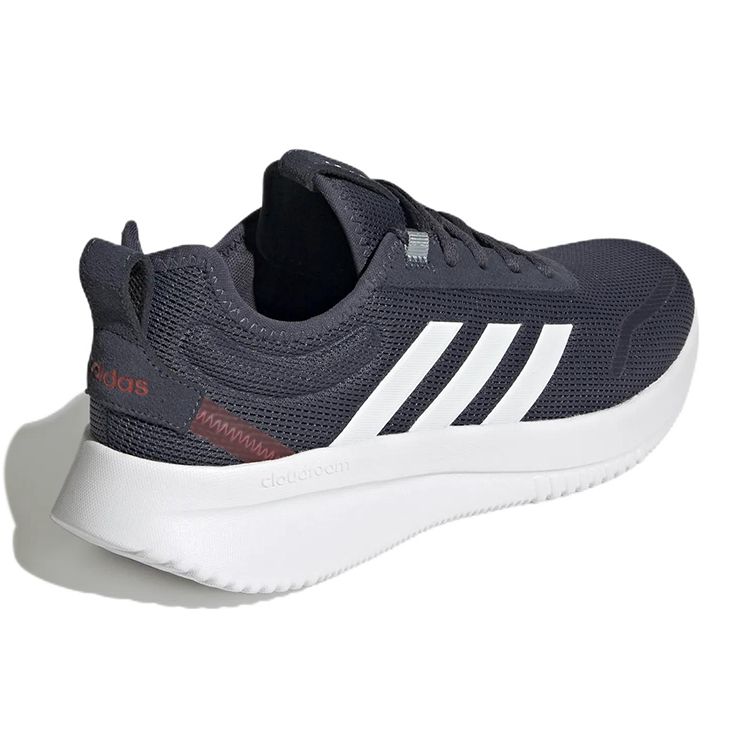 Adidas Neo Lite Racer Rebold Сетка Кожаная ткань Классический логотип Прочные Низкие Повседневные Кроссовки для образа жизни Мужские кроссовки Темно-синий GX4221